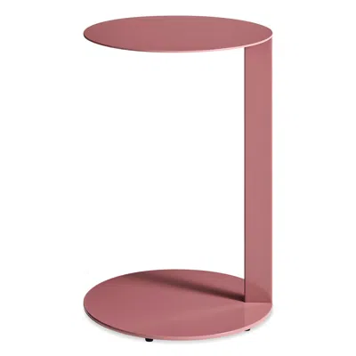 Blu Dot Note Tall Side Table - Berry In Purple