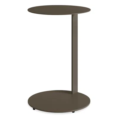 Blu Dot Note Tall Side Table - Dark Olive In Green