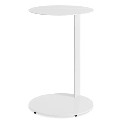 Blu Dot Note Tall Side Table In White