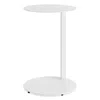Blu Dot Note Tall Side Table - White In White