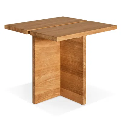 Blu Dot Nowthen Outdoor Side Table In Teak