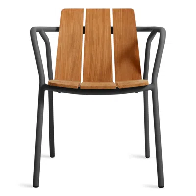 Blu Dot Offline Outdoor Dining Chair In Carbon