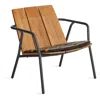 Blu Dot Offline Outdoor Lounge Chair Seat Pad In Sunbrella Stripe