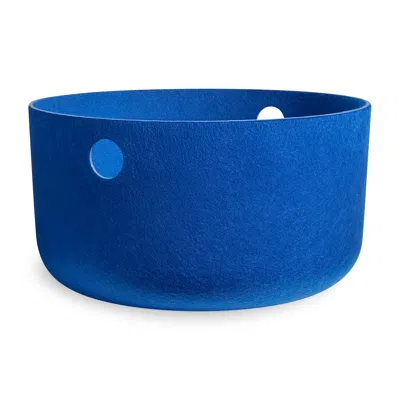 Blu Dot Olly Large Storage Basket In Cobalt