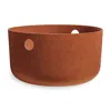 Blu Dot Olly Large Storage Basket In Copper
