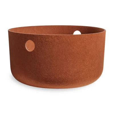 Blu Dot Olly Large Storage Basket In Copper