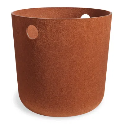 Blu Dot Olly Small Storage Basket In Copper