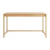 Blu Dot Open Plan Large Desk In White Oak
