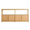 Blu Dot Open Plan Large Low Bookcase With Storage