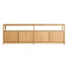Blu Dot Open Plan Long And Low Bookcase With Storage