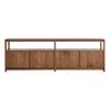 Blu Dot Open Plan Long And Low Bookcase With Storage
