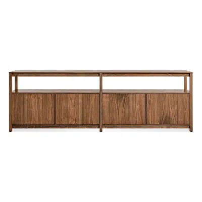 Blu Dot Open Plan Long And Low Bookcase With Storage