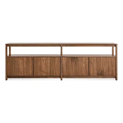 Blu Dot Open Plan Long And Low Bookcase With Storage