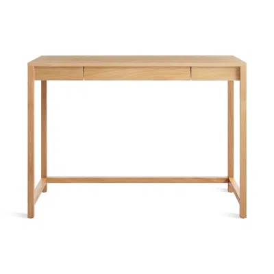 Blu Dot Open Plan Small Desk In Brown