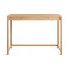 Blu Dot Open Plan Small Desk - White Oak In Brown