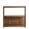 Blu Dot Open Plan Small Low Bookcase In Walnut