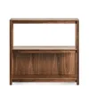 Blu Dot Open Plan Small Low Bookcase - Walnut In Brown