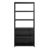 Blu Dot Open Plan Tall Bookcase In Black On Ash