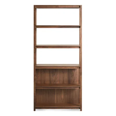 Blu Dot Open Plan Tall Bookcase In Walnut