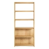 Blu Dot Open Plan Tall Bookcase In White Oak