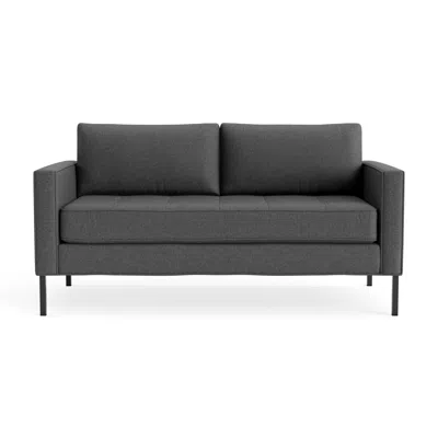 Blu Dot Paramount 66" Sofa - Gabro Grey / Metal In Gray