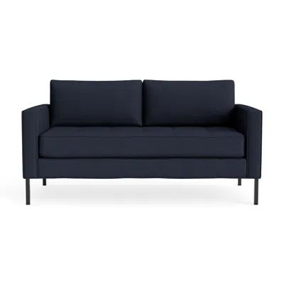 Blu Dot Paramount 66" Sofa - Kvadrat Autumn Navy / Metal