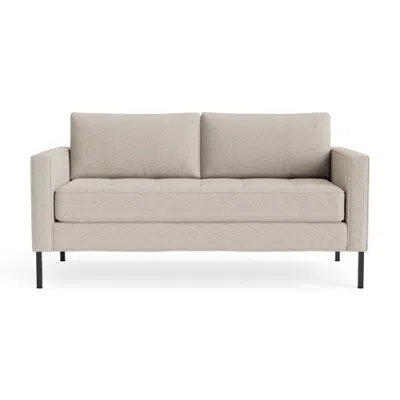 Blu Dot Paramount 66" Sofa - Sanford Linen / Metal In Gray