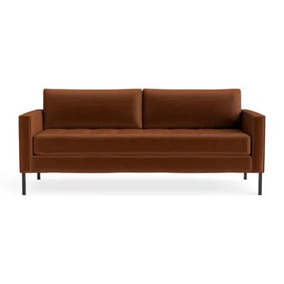 Blu Dot Paramount 80" Sofa - Copper Velvet / Metal