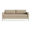 Blu Dot Paramount 80" Sofa - Kelso Camel / Stainless Steel
