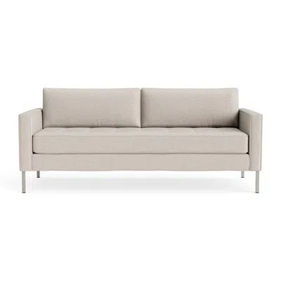 Blu Dot Paramount 80" Sofa - Landa Stone / Stainless Steel