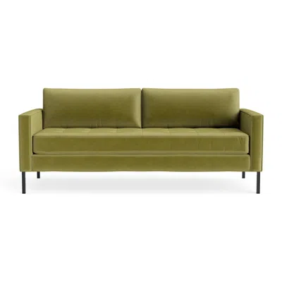 Blu Dot Paramount 80" Sofa - Loden Velvet / Metal