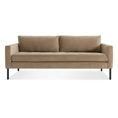 Blu Dot Paramount 80" Sofa - Otter Velvet / Metal
