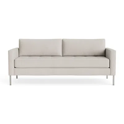 Blu Dot Paramount 80" Sofa - Sylvan Bone / Stainless Steel