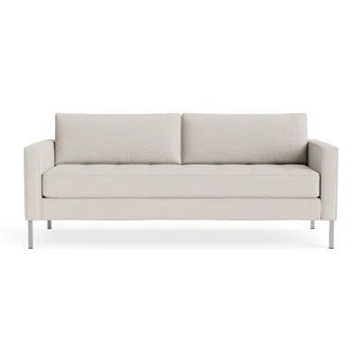 Blu Dot Paramount 80" Sofa - Vos Bone / Stainless Steel