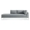 Blu Dot Paramount Daybed (left) In Sanford Ceramic/stainless Steel