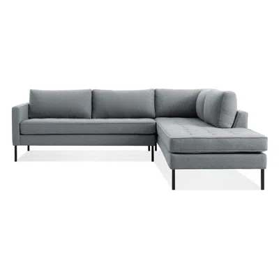 Blu Dot Paramount Right Sectional Sofa In Sanford Ceramic/metal