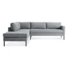 Blu Dot Paramount Sectional Sofa - Sanford Ceramic / Metal / Left