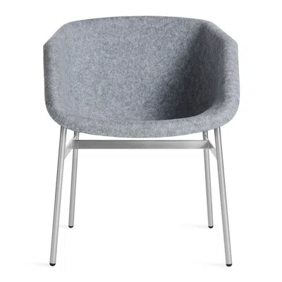 Blu Dot Past Life Dining Chair In Light Grey/silver