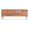 Blu Dot Peek 2 Door 2 Drawer Dresser In Rustic Walnut