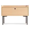 Blu Dot Peek Nightstand In White Oak