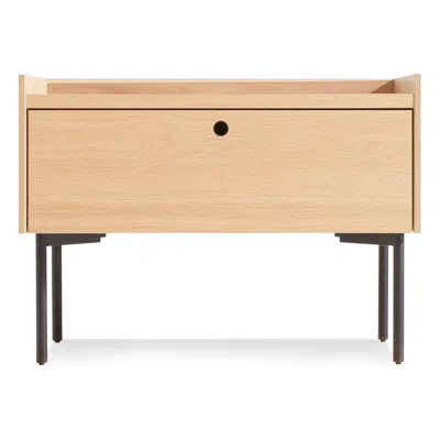 Blu Dot Peek Nightstand - White Oak In Brown