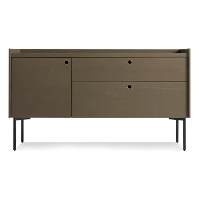Blu Dot Peek Small Media Stand - Dark Olive In Green