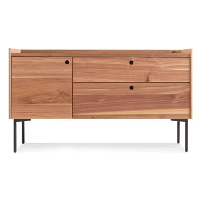 Blu Dot Peek Small Media Stand In Rustic Walnut