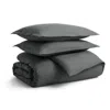 Blu Dot Percale Duvet Set In Charcoal