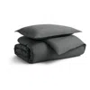 Blu Dot Percale Duvet Set In Charcoal