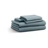 Blu Dot Percale Sheet Set - Grey Blue / Twin In Multi