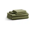 Blu Dot Percale Sheet Set - Loden Green / Twin In Green