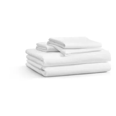 Blu Dot Percale Sheet Set - White / Full