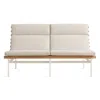 Blu Dot Perch Outdoor 2 Seat Sofa In Sunbrella Linen/white