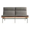 Blu Dot Perch Outdoor 2 Seat Sofa In Toohey Charcoal/charcoal
